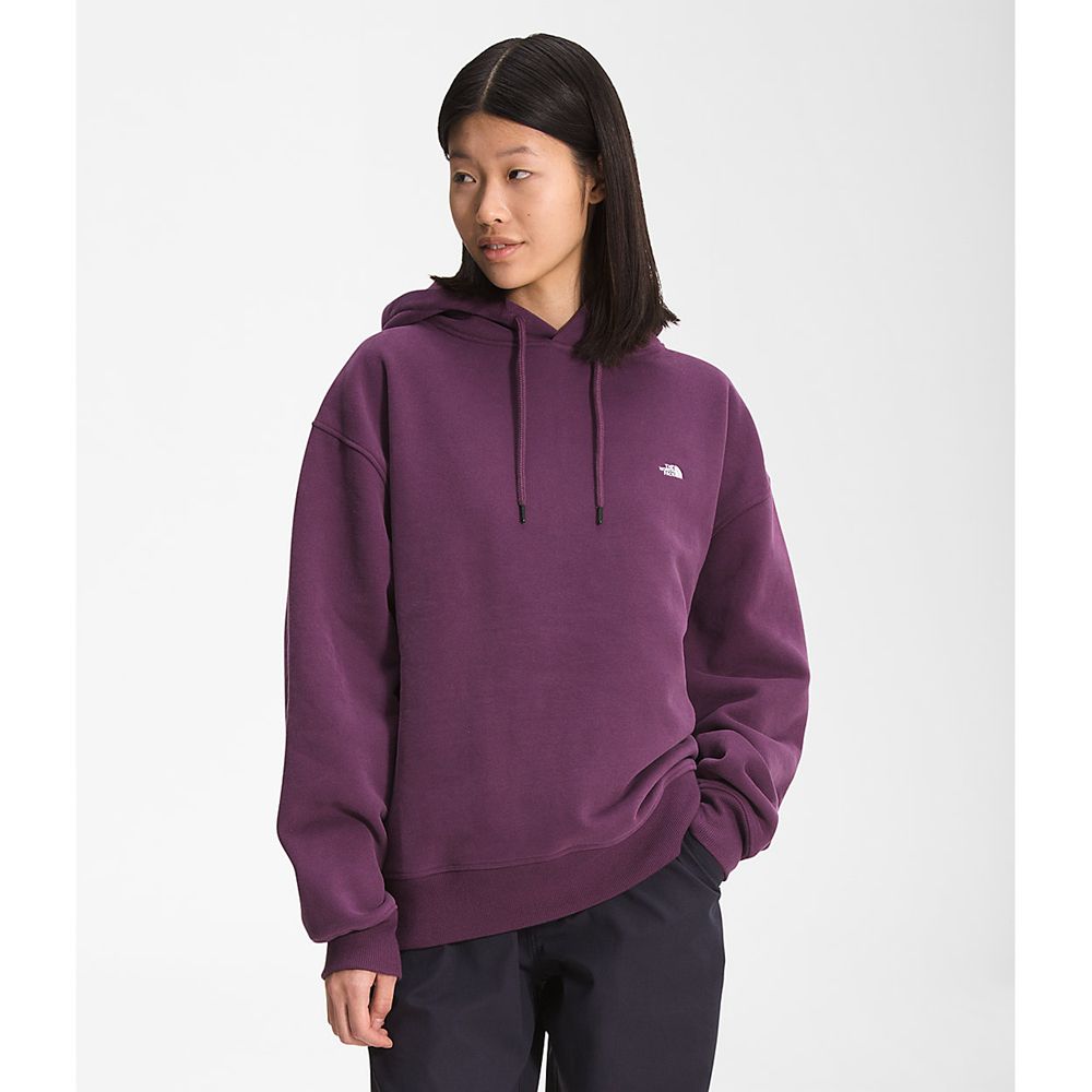 The North Face Hoodie Womens Australia - The North Face City Standard Burgundy / Black (AUF-046579)